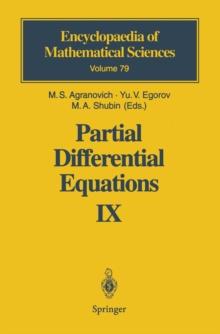 Partial Differential Equations IX : Elliptic Boundary Value Problems