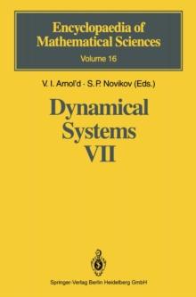 Dynamical Systems VII : Integrable Systems Nonholonomic Dynamical Systems