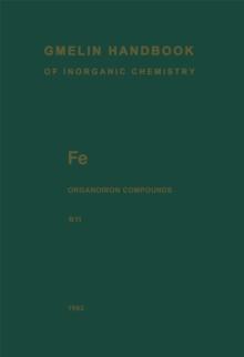 Fe Organoiron Compounds : Mononuclear Compounds 11