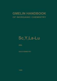 Sc, Y, La-Lu Rare Earth Elements : A6b Y, La, and the Lanthanoids