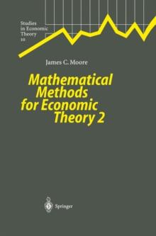 Mathematical Methods for Economic Theory 2