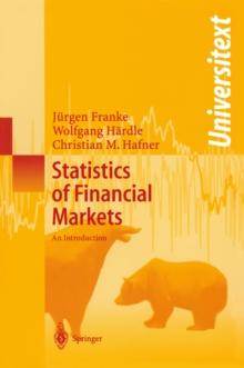 Statistics of Financial Markets : An Introduction