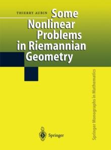 Some Nonlinear Problems in Riemannian Geometry