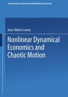 Nonlinear Dynamical Economics and Chaotic Motion