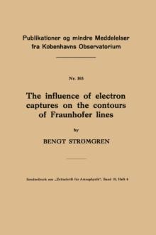 The influence of electron captures on the contours of Fraunhofer lines