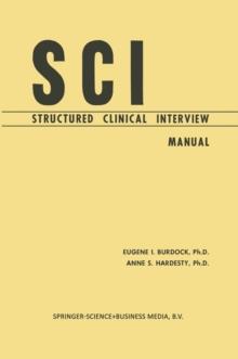 SCI, Structured Clinical Interview : Manual