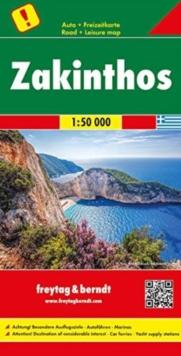 Zakynthos Road Map 1:50 000