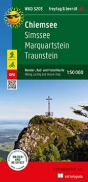 Chiemsee, hiking, cycling and leisure map 1:50,000, freytag & berndt, WKD 5203, with info guide