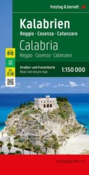 Calabria Road and Leisure Map : Reggio - Cosenza - Catanzaro