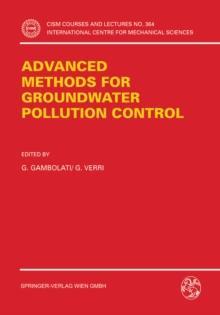 Advanced Methods for Groundwater Pollution Control