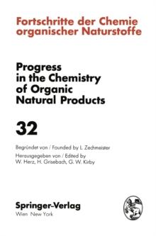 Fortschritte der Chemie Organischer Naturstoffe / Progress in the Chemistry of Organic Natural Products