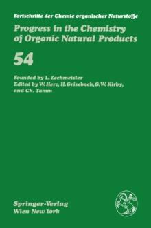 Fortschritte der Chemie organischer Naturstoffe / Progress in the Chemistry of Organic Natural Products