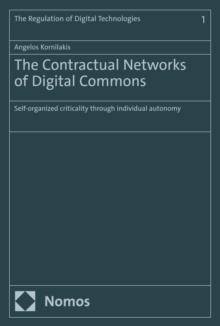 The Contractual Networks of Digital Commons : Self-organized criticality through individual autonomy