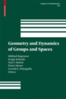 Geometry and Dynamics of Groups and Spaces : In Memory of Alexander Reznikov