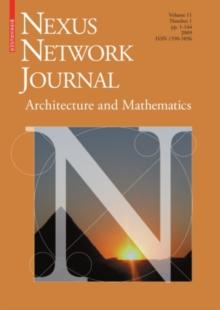 Nexus Network Journal 11,1 : Architecture and Mathematics