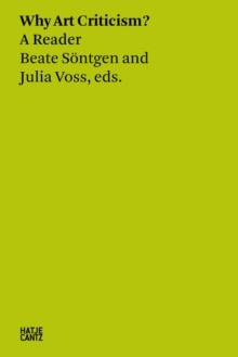 Why Art Criticism? A Reader