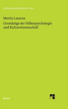 Grundzuge der Volkerpsychologie und Kulturwissenschaft