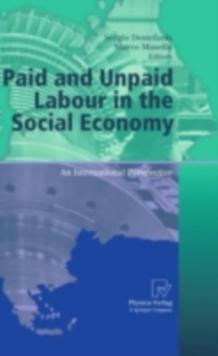 Paid and Unpaid Labour in the Social Economy : An International Perspective