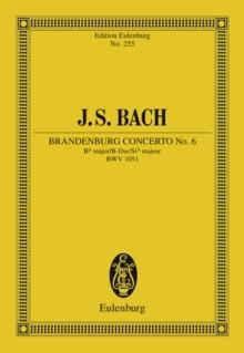 Brandenburg Concerto No. 6 Bb major : BWV 1051