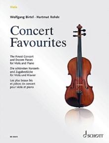 Concert Favourites : The Finest Concert and Encore Pieces. viola and piano.