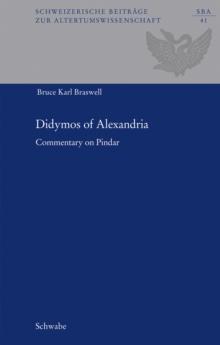 Didymos of Alexandria : Commentary on Pindar