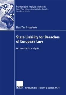 State Liability for Breaches of European Law : An economic analysis