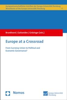 Europe at a Crossroad : From Currency Union to Political and Economic Governance?