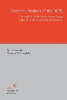 Economic Analysis of the DCFR : The work of the Economic Impact Group within CoPECL