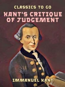 Kant's Critique of Judgement