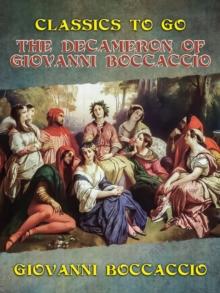 The Decameron of Giovanni Boccaccio