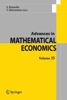 Advances in Mathematical Economics Volume 15