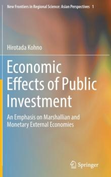 Economic Effects of Public Investment : An Emphasis on Marshallian and Monetary External Economies