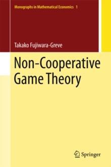 Non-Cooperative Game Theory