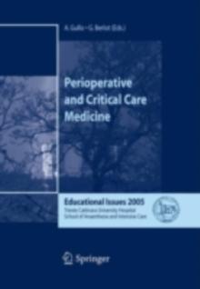 Perioperative and Critical Care Medicine : Educational Issues 2005