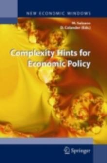 Complexity Hints for Economic Policy