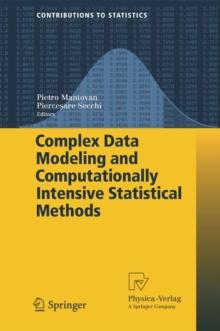 Complex Data Modeling and Computationally Intensive Statistical Methods