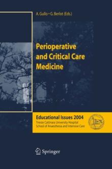 Perioperative and Critical Care Medicine : Educational Issues 2004