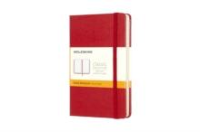 Moleskine Pocket Ruled Hardcover Notebook Scarlet Red