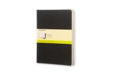 Moleskine Plain Cahier Xl - Black Cover (3 Set)