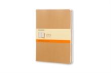 Moleskine Ruled Cahier Xl - Kraft Cover (3 Set)