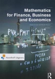 Mathematics for Finance, Business and Economics