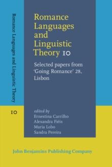 Romance Languages and Linguistic Theory 10 : Selected papers from 'Going Romance' 28, Lisbon