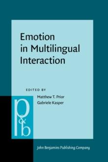 Emotion in Multilingual Interaction