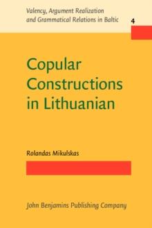 Copular Constructions in Lithuanian