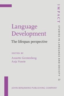 Language Development : The lifespan perspective