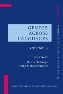 Gender Across Languages : Volume 4