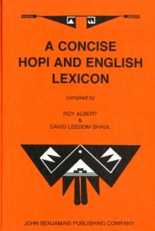 A Concise Hopi and English Lexicon