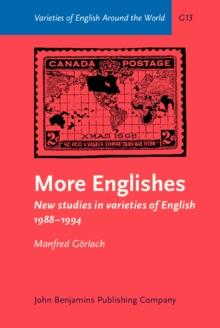 More Englishes : New studies in varieties of English 1988-1994