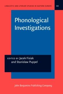 Phonological Investigations