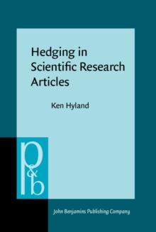 Hedging in Scientific Research Articles